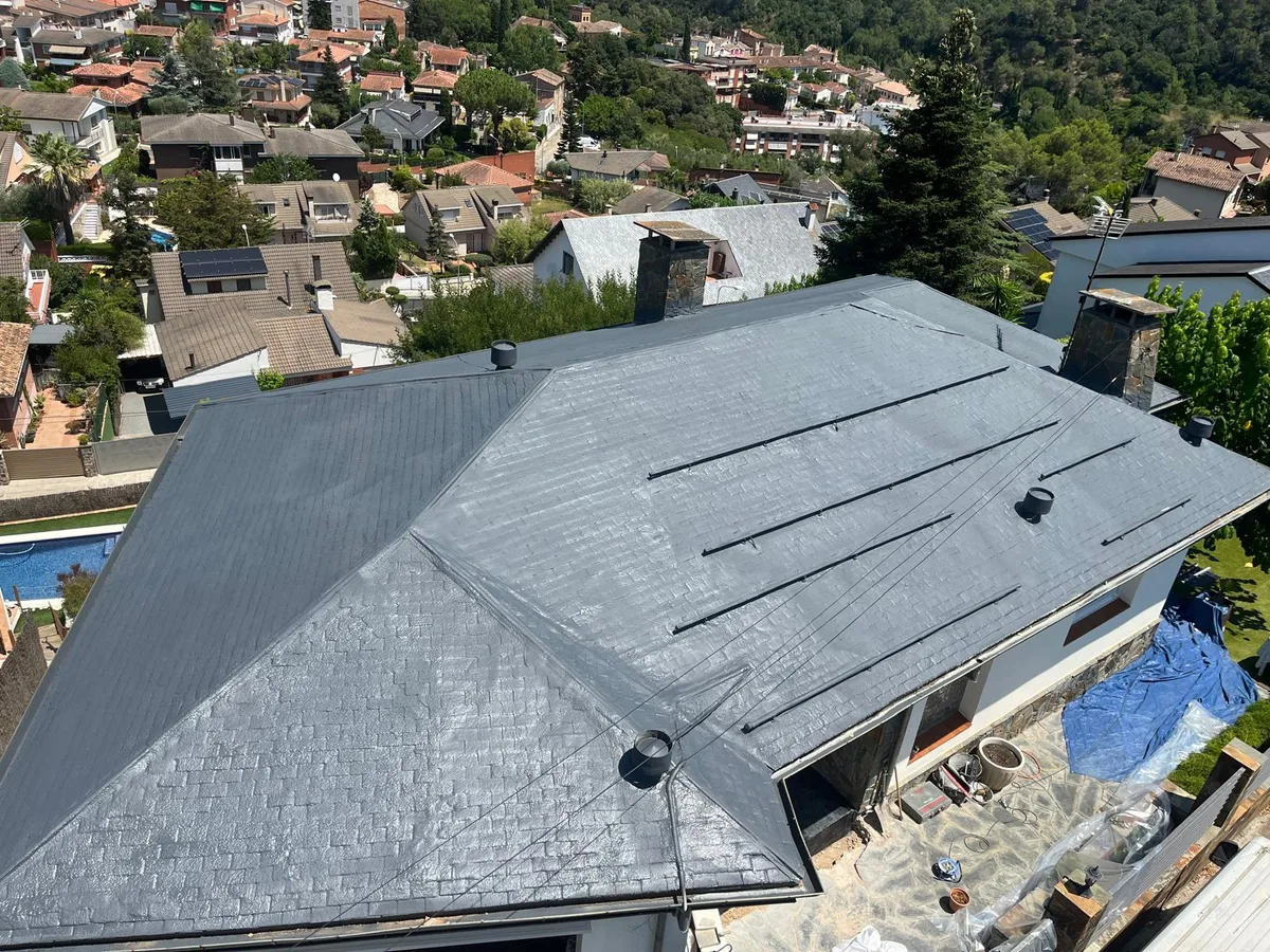 Rehabilitación de cubierta de pizarra en Sant Cugat del Vallés
