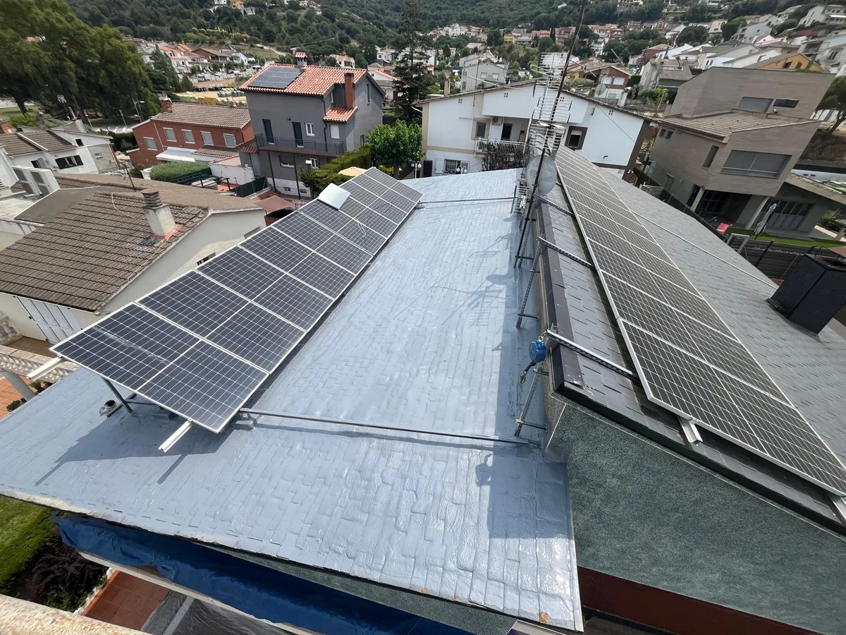 Rehabilitación térmica impermeable de un tejado